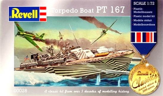 Slepovací model Revell 1:72 Torpedo Boat PT167 +