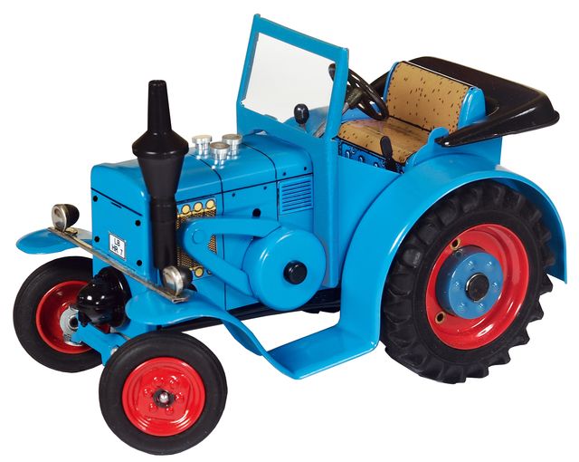 Plechový traktor na klíček  Eilbulldog HR7 *