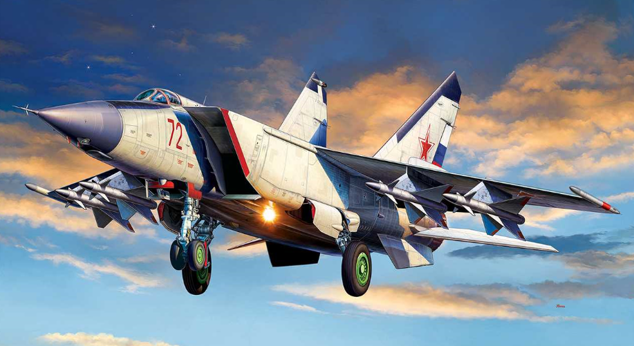Slepovací model Revell 1:144 MiG-25 Foxbat *