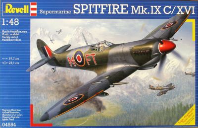 Slepovací model Revell 1:72 Supermarine Spitfire  Mk.IX/VXI *