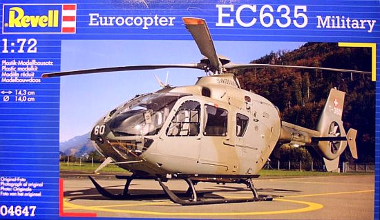 Slepovací model Revell 1:72 vrtulník Eurocopter EC 635 Military * +