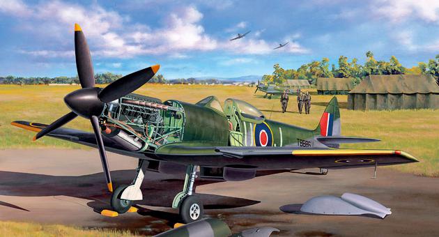 Slepovací model Revell 1:48 Stíhací letoun Spitfire Mk.XVI *