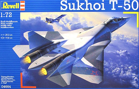 Slepovací model Revell 1:72 Sukhoi T-50 *