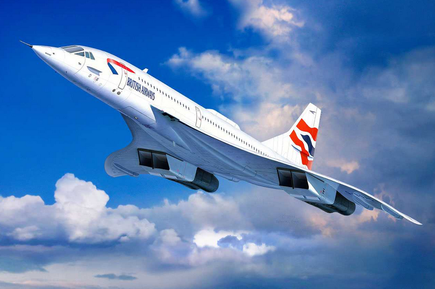 Slepovací model Revell 1:72 Concorde British Airways *