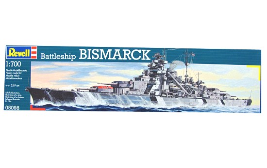 Slepovací model Revell 1:700 - Bismarck *