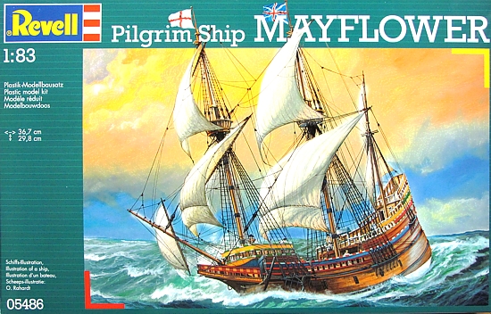 MODEL Revell 1:83  Anglická plachetnice typu galeona MAYFLOWER