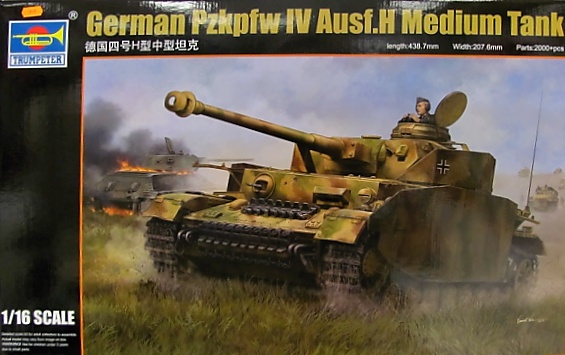 Slepovací model Trumpeter 1:16 German Pzkpfw IV Ausf.H Mediium Tank *