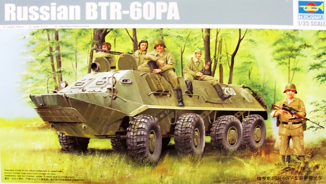 Slepovací model Trumpeter 1:35 Russian BTR-6OPA *