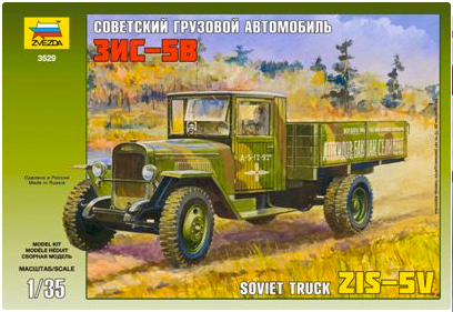 Slepovací model Zvezda 1:35 Soviet Truck ZIS-5B *