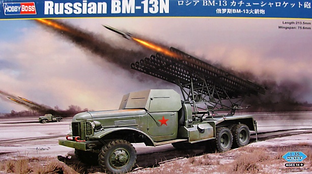 Slepovací model Hobby Boss 1:35 Russian BM-13N *