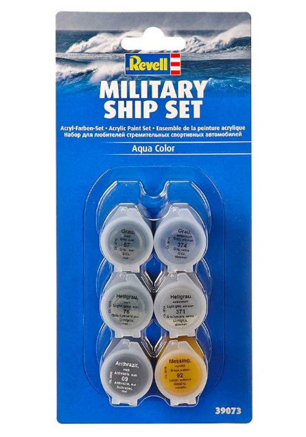 Sada barev Revell Aqua Military Ship set *