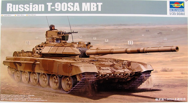 Slepovací model Trumpeter 1:35 Russian F-90SA MBT *