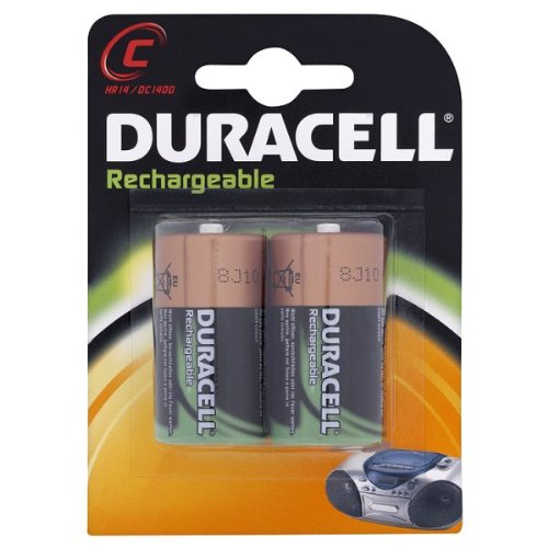 Dobíjecí baterie Duracell 2ks HR14 malý monočlánek * *