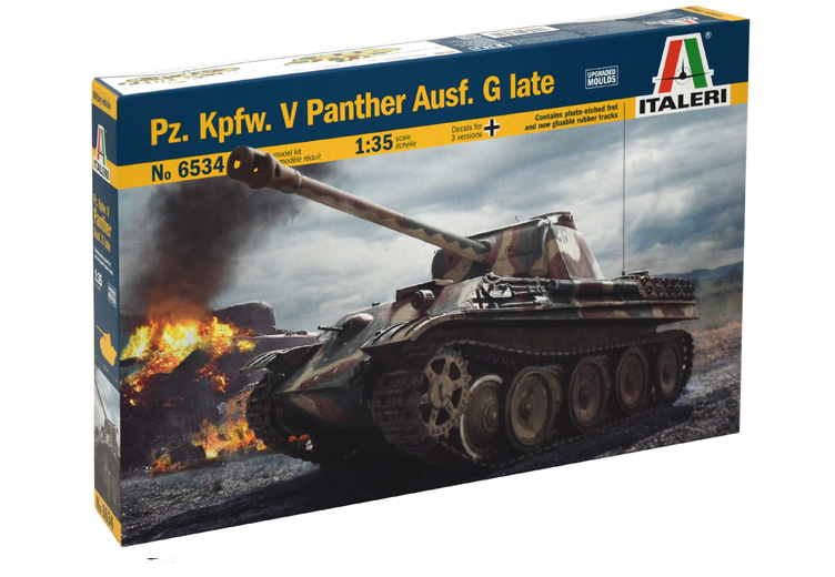 Slepovací model Italeri 1:35  Pz.Kpfw. V Panther Ausf. G late *