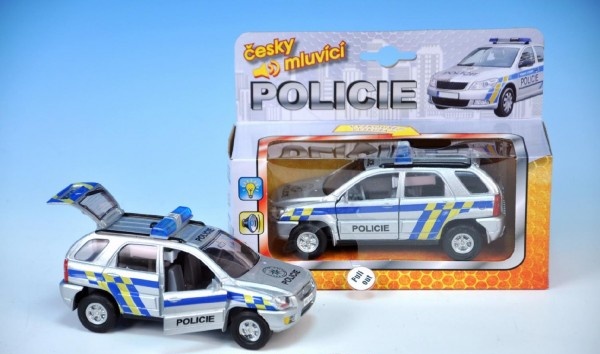Policejní auto česky mluvící