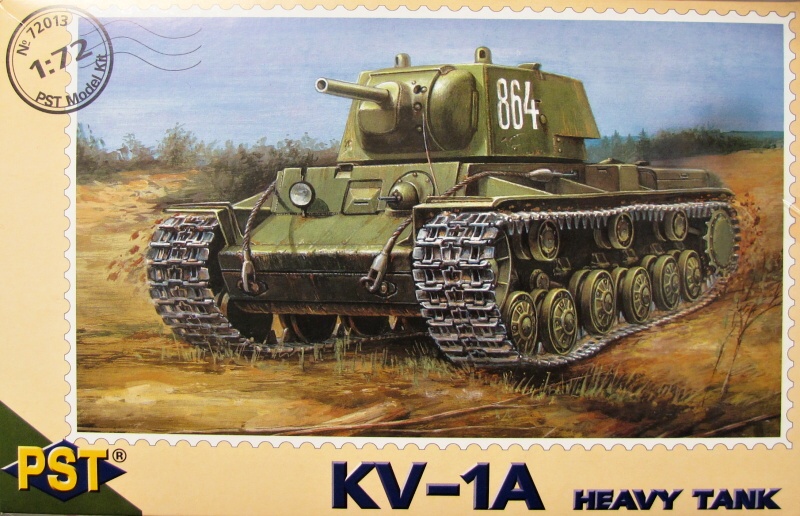 Slepovací model PST 1:72  Sovětský tank KV-1A  *