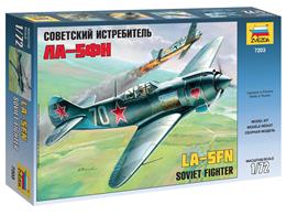 Slepovací model Zvezda 1:72  Lavotchkin LA-5 FN Soviet Fighter *