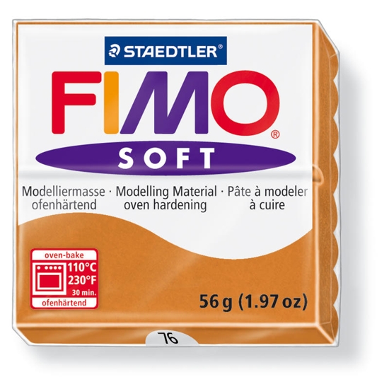 Výtvarná zapékací hmota FIMO SOFT karamelová * *