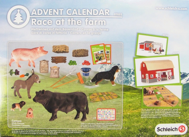 Adventní kalendář Schleich 2015 - farma a  domácí zvířátka * *