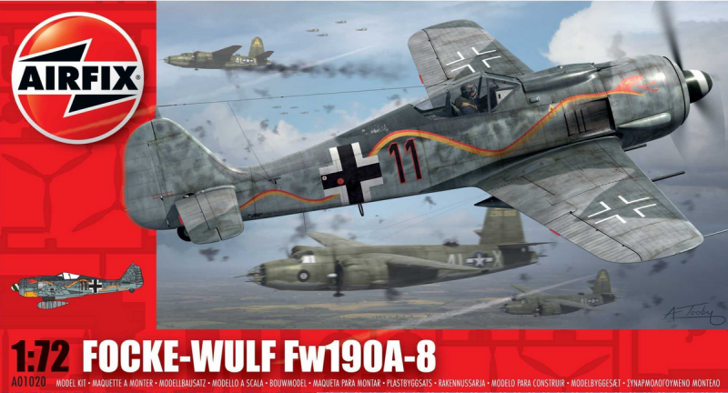 Slepovací model Airfix 1:72 Focke Wulf Fw190A-8 *