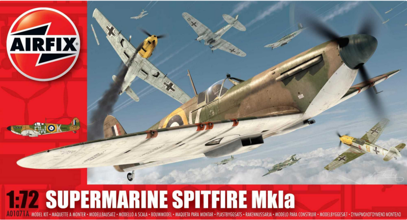 Slepovací model Airfix 1:72 Supermarine Spitfire Mk1a *