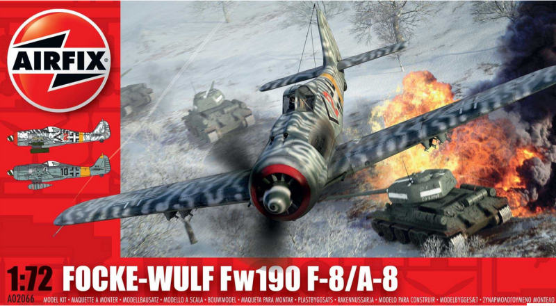 Slepovací model Airfix 1:72  Focke Wulf Fw190A *