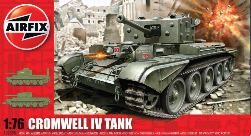 Slepovací model Airfix 1:76 Cromwell Mk.IV Cruiser Tank *