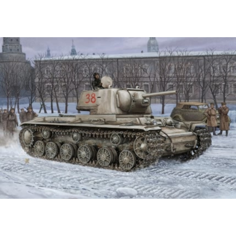Slepovací model Hobby Boss  1:48 Ruský tank KV-1 Lighw.*