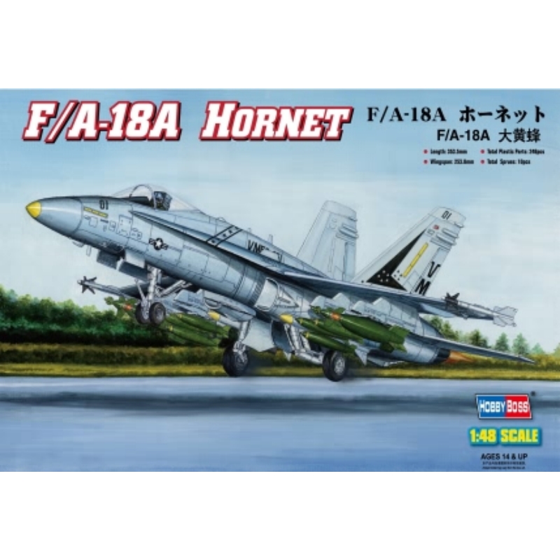 Slepovací model Hobby Boss 1:48 Letoun F/A-18A Hornet *