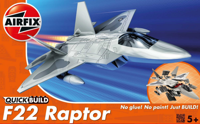 Zacvakávací model Airfix Lockheed Martin Raptor *