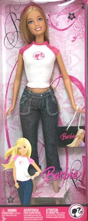Barbie Mattel v tričku *