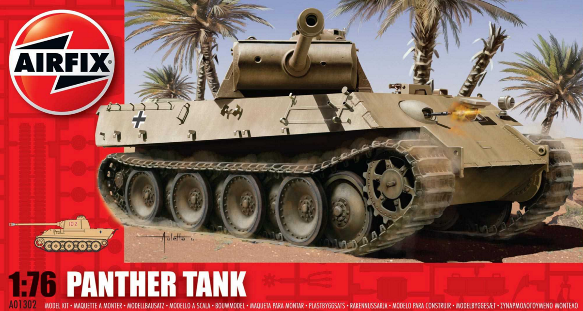 Slepovací model Airfix 1:76 Panther Tank *