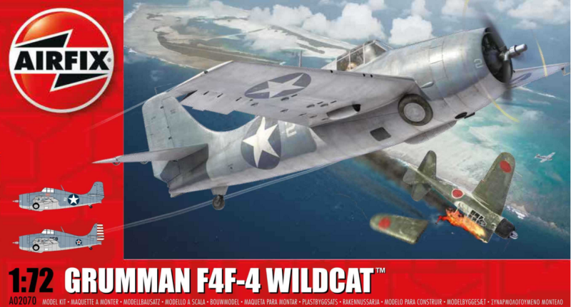 Slepovací model Airfix 1:72 Grumman Wildcat F4F-4 *