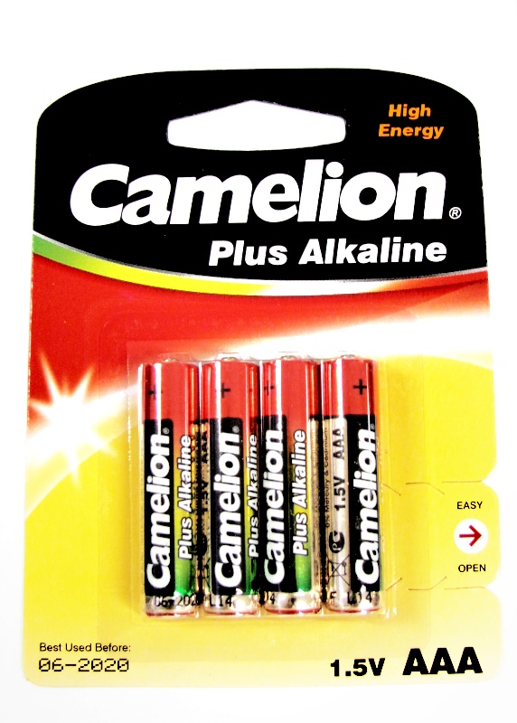 Mikrotužková alakalická baterie Camelion AAA LR3 *