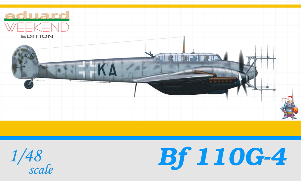 Slepovací model Eduard 1:48 stíhač Bf 110 G 4 * *