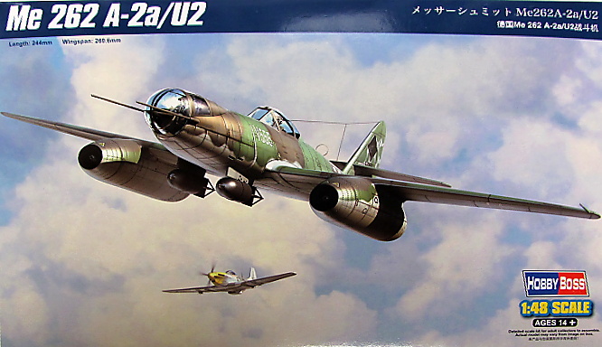 Slepovací model Hobby Boss 1:48 Me 262 A-2a/U2 *