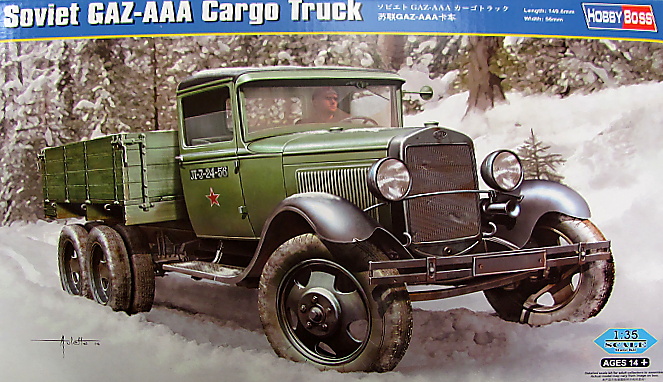 Slepovací model Hobby Boss 1:35 Soviet GAZ-AAA Cargo Truck *