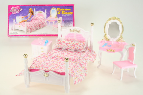 Nábytek Glorie pro panenky Barbie - Ložnice *