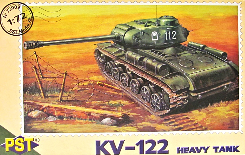 Slepovací model PST 1:72  Sovětský tank KV-122  *