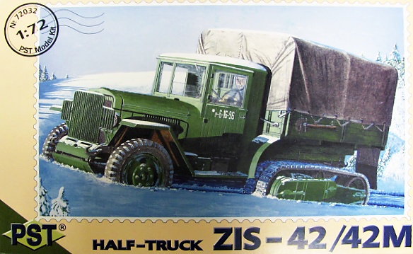 Slepovací model PST 1:72 Half Truck ZIS-42/42M *
