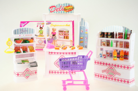 Nábytek Glorie pro panenky Barbie - Supermarket *
